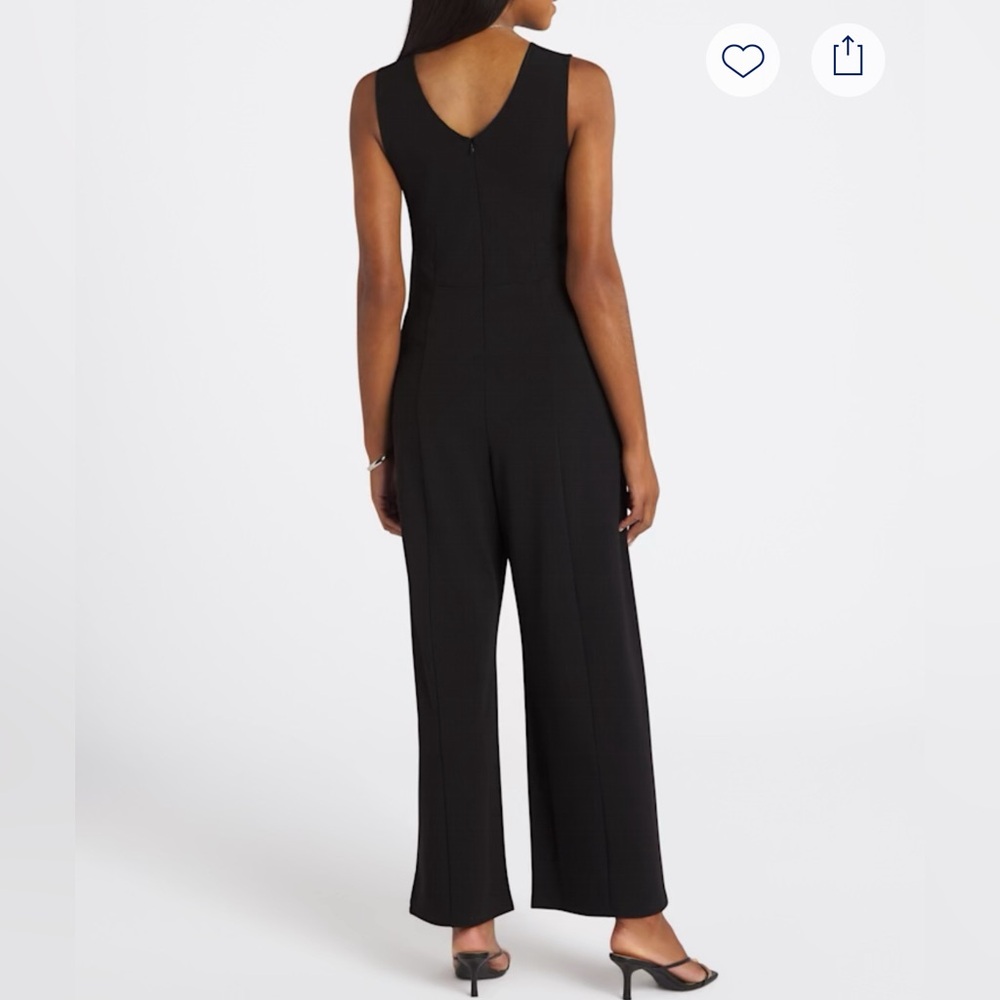 Miella Maternity Front Twist Jumpsuit - Picture 2 of 12